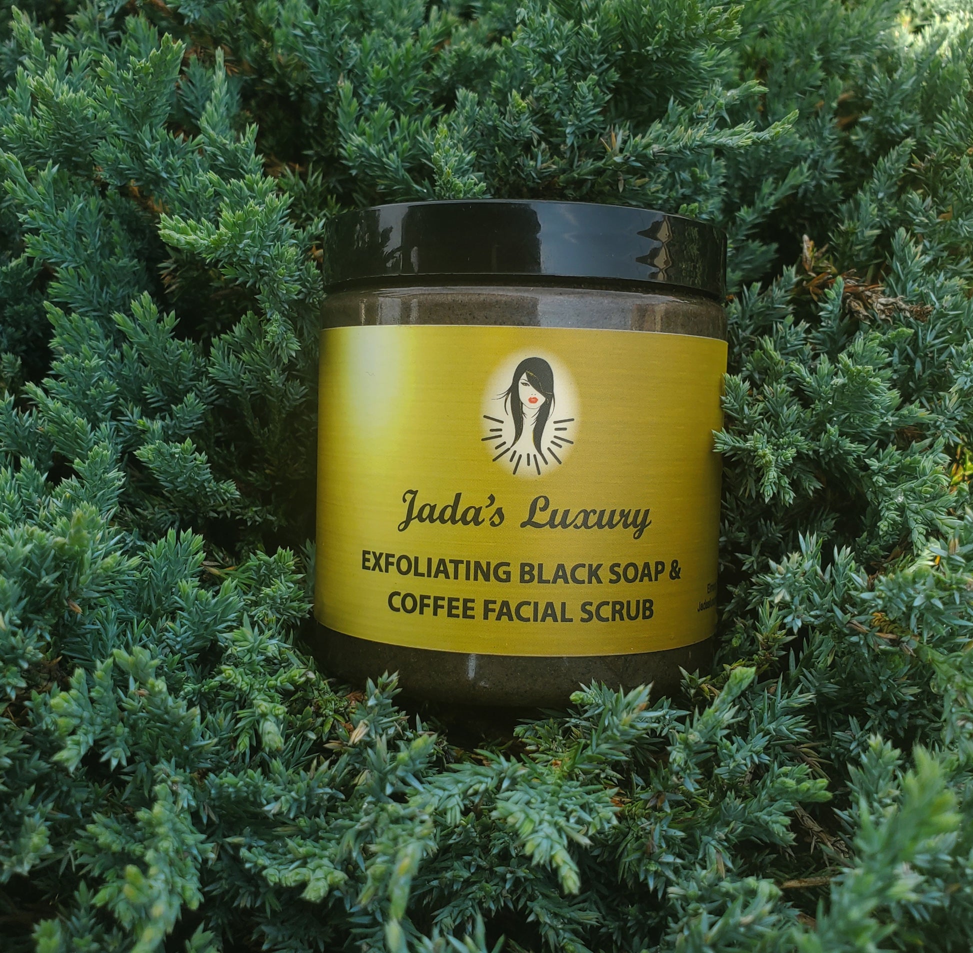 JADA'S LUXURY - EXFOLIATING BLACK SOAP & COFFEE FACIAL SCRUB - CHEBE PRODUCTS