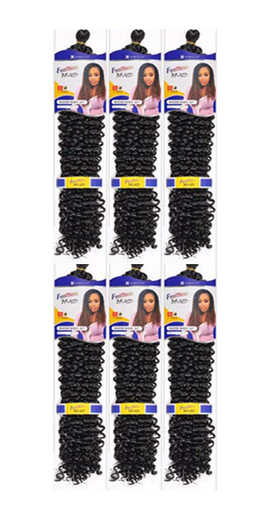 Freetress Braids WATER WAVE 22" - 6 Packs - Synthetic Crochet Braiding Hair - CHEBE PRODUCTS